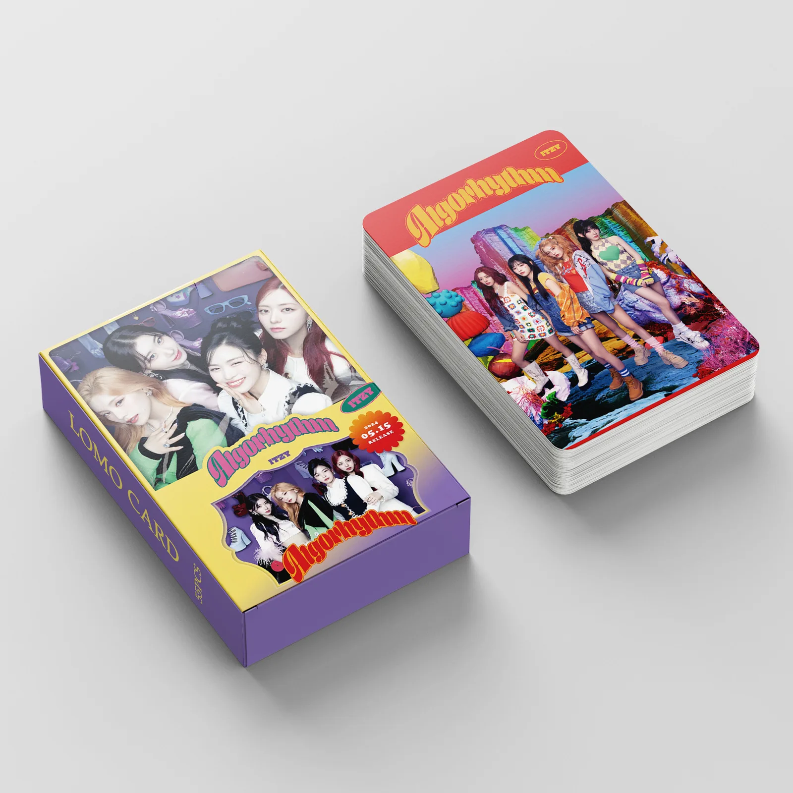 Kpop Idol Druo CardsITZY Photocards, Alajuster ythm Postcard, Fit for GérCollection, 55Pcs Set