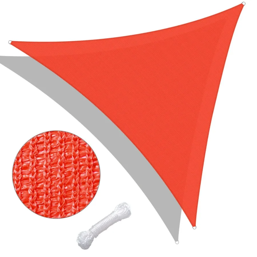 

25' x 25' x 25' Triangle Sun Shade Sail Watermalon Red