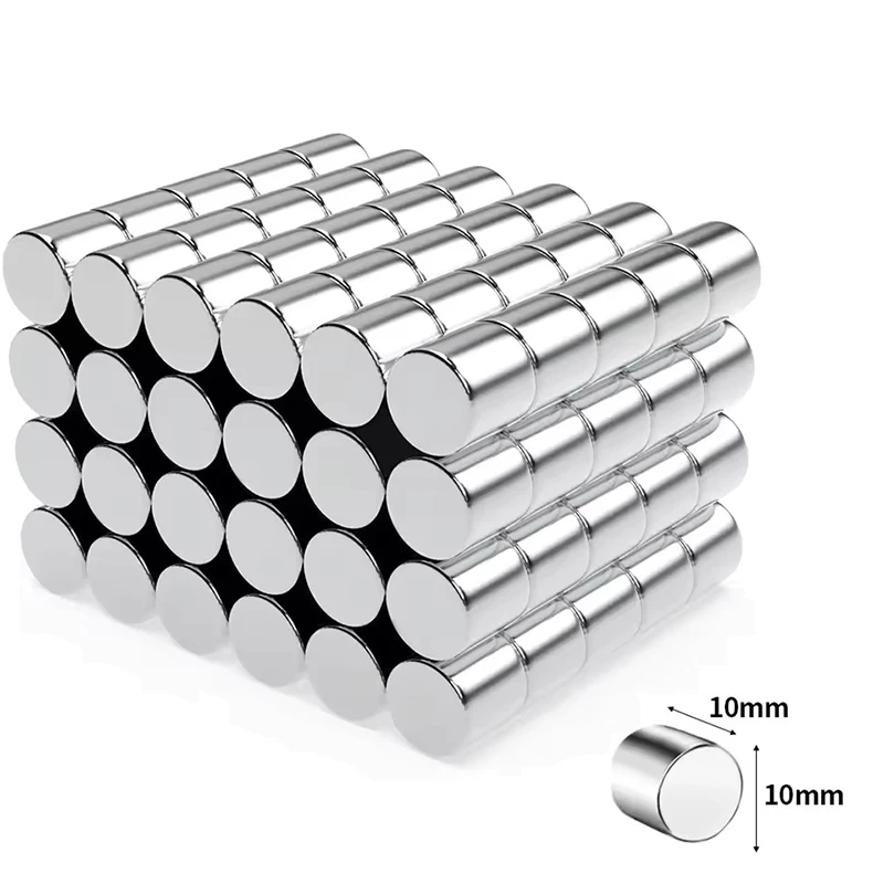 10 x 10 superstarke magnetische Haken, kleine runde Scheiben-Kühlschrankmagnete, perfekt zum Bauen, Wissenschaft, Basteln, Büro, Whiteboard, Küche