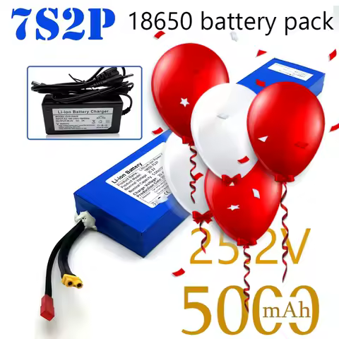 100% brand new scooter battery 25.2V 5000mAh 18650 battery pack 7S2P Li-ion battery