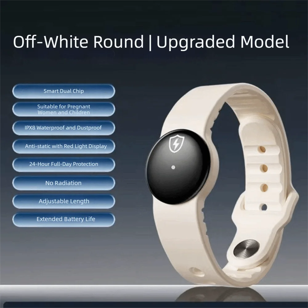 Wireless Anti-static Bracelets Adjustable Silicone Portable Static Eliminator Bracelet Safe Electrostatic Release