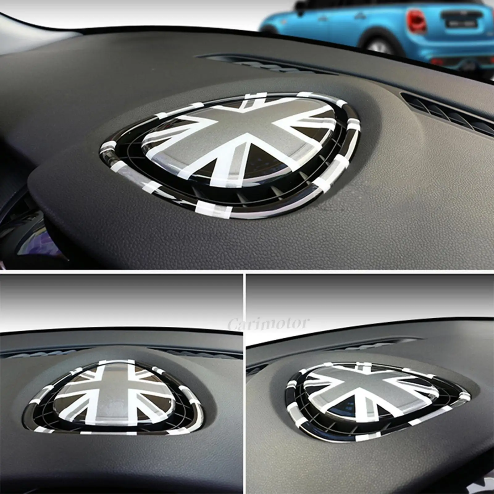 1Set Dashboard Console Outlet Instrument Cover Shell Case Sticker For Mini Cooper One S JCW F55 F56 Hatchback Car Accessories