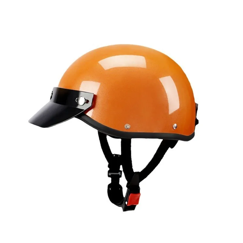 Retro Half Helmet Motorcycle Open Face Breathable Lightweight DOT Approved for Electric Bike Scooter Men Women Summer