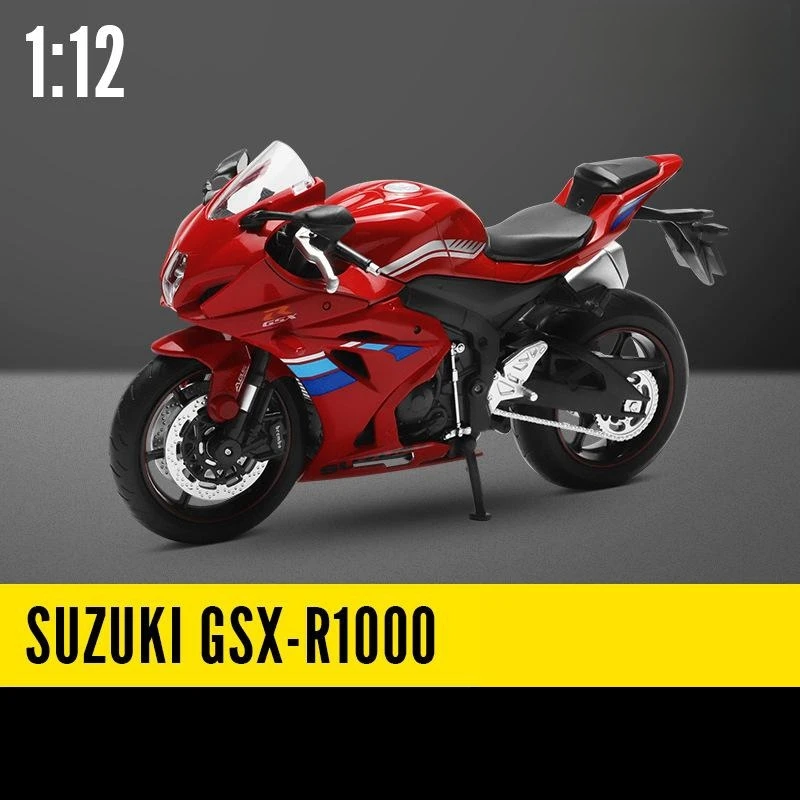 1/12 スズキ GSX-R1000RR L7 おもちゃのオートバイ RMZ 市ダイキャスト