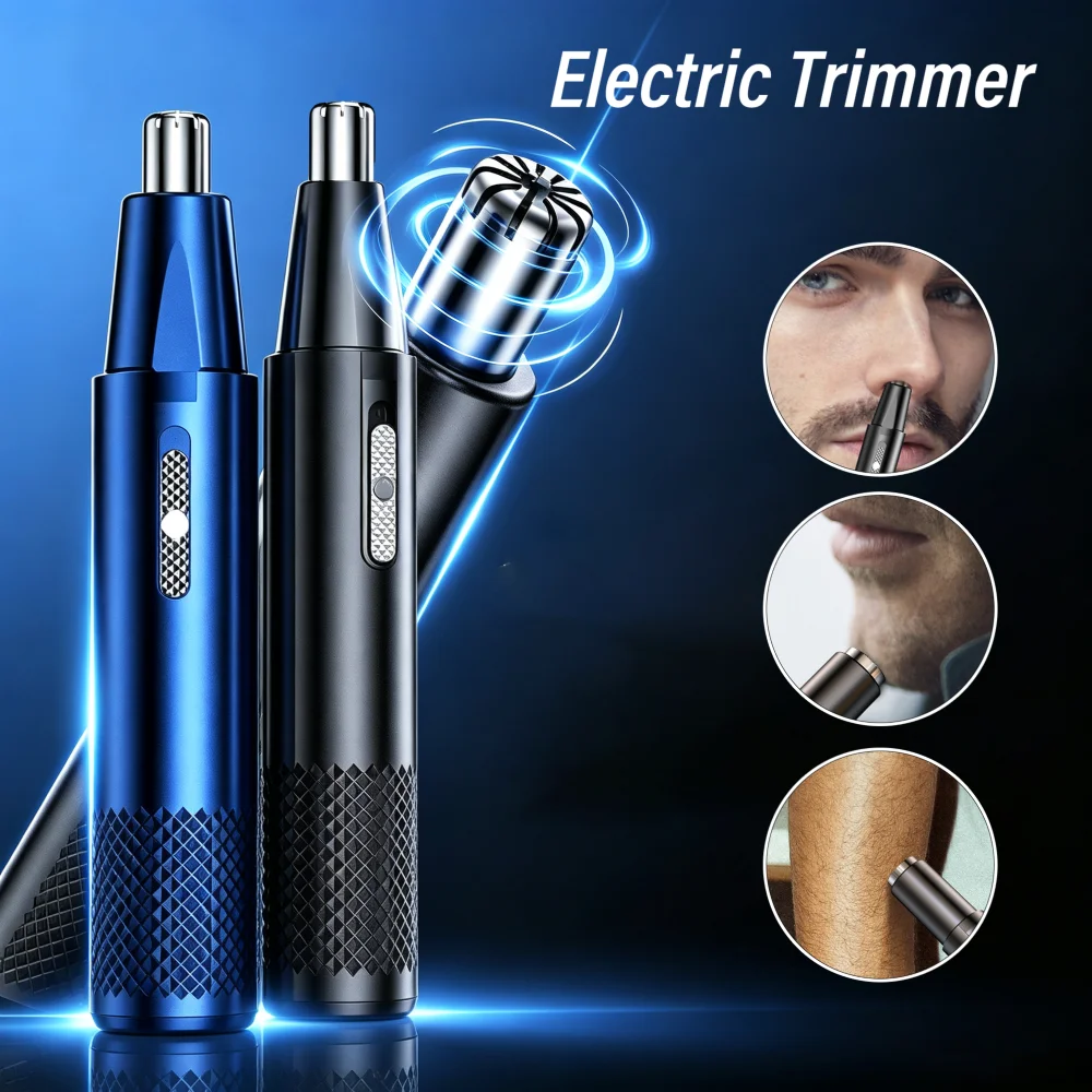 MINI Portable Electric Nose Hair Trimmer Beard Clipper Rechargeable 3 in 1 Men Women Unisex Nose Ear Hair Trimmer Electric Razor
