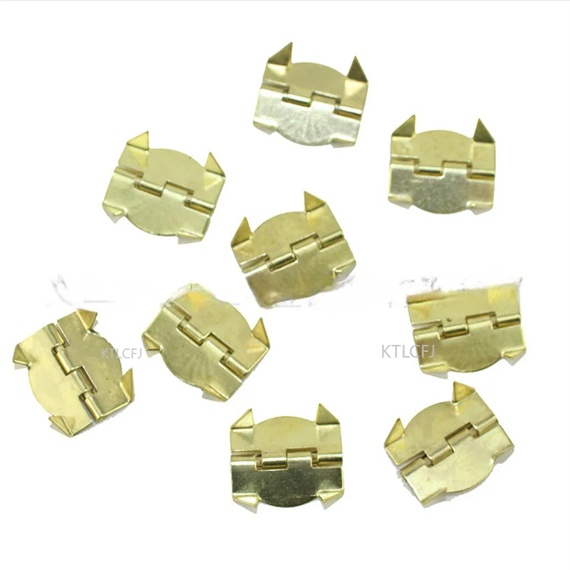 8Pcs Packaging Hardware Hinge Four-Leg Hinge Flat Hinge Straight Insert Hinge 24 * 20mm Hinge Jewelry Box Hinge