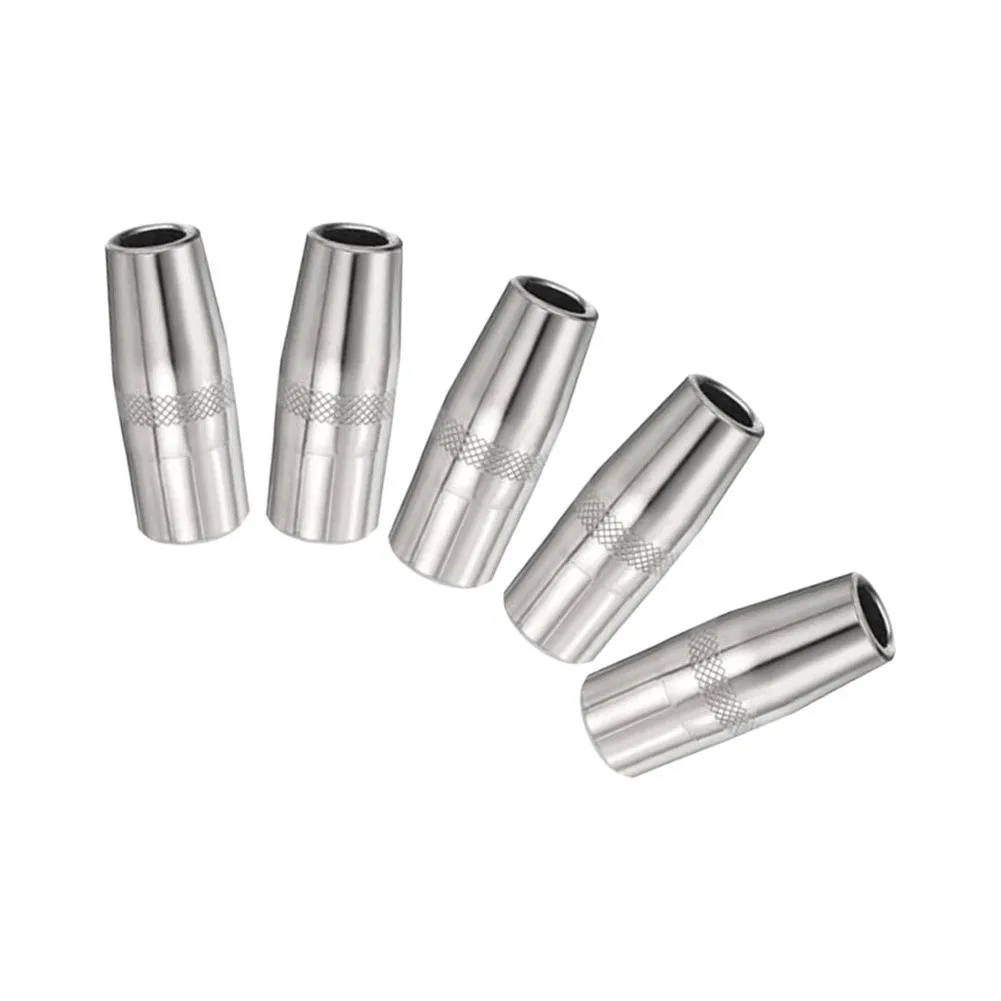 5 pcs for mig Welding for torch Nozzles 12.5mm Opening 60mm Length Threaded Connection for 250L PRO Curve 200 and 200A 300A 400A