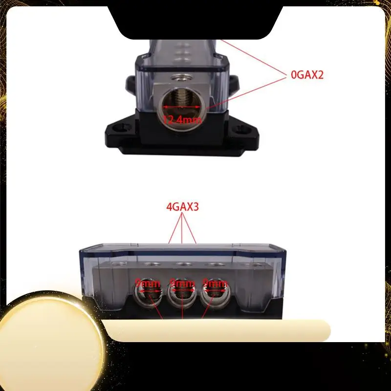 

Блок распределения питания Разветвитель Автомобильная аудиосистема Модифицированный усилитель мощности Провод заземления Концентратор Распределительная коробка с отрицательным заземлением-A74F