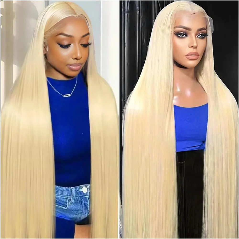 

Прозрачный HD-парик из натуральных волос 13x4 13x6, цвет 613 медово-блонд, с прямым кружевным фронтом, для женщин, предварительно прорезанный, бразильские прямые волосы