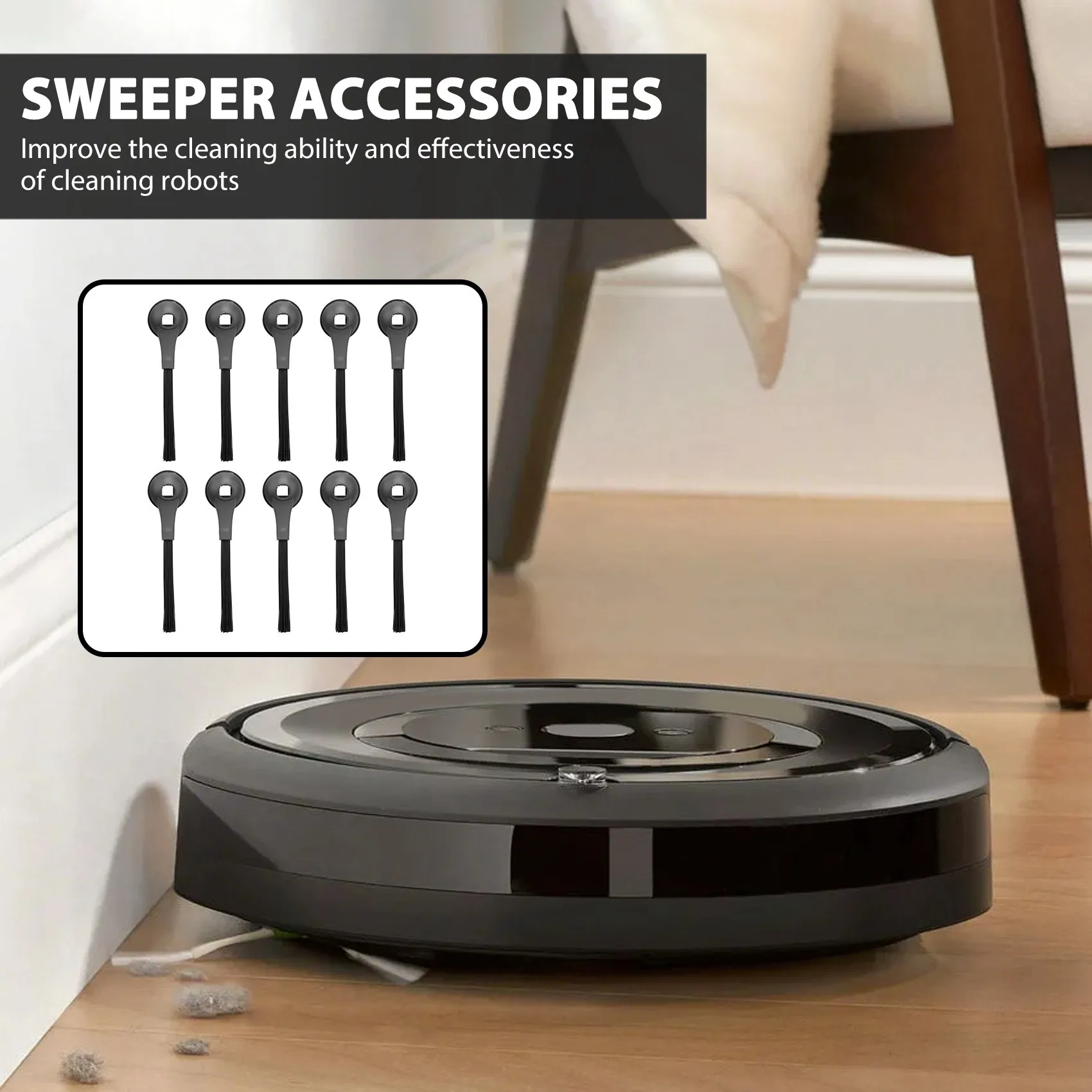 10 Pack Side Brushe… - image