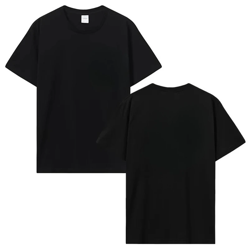 Plain Men Crew Neck Tee Breathable Cotton Oversized Loose Minimalist Basic Daily Wear Short Sleeve Blank T Shirt