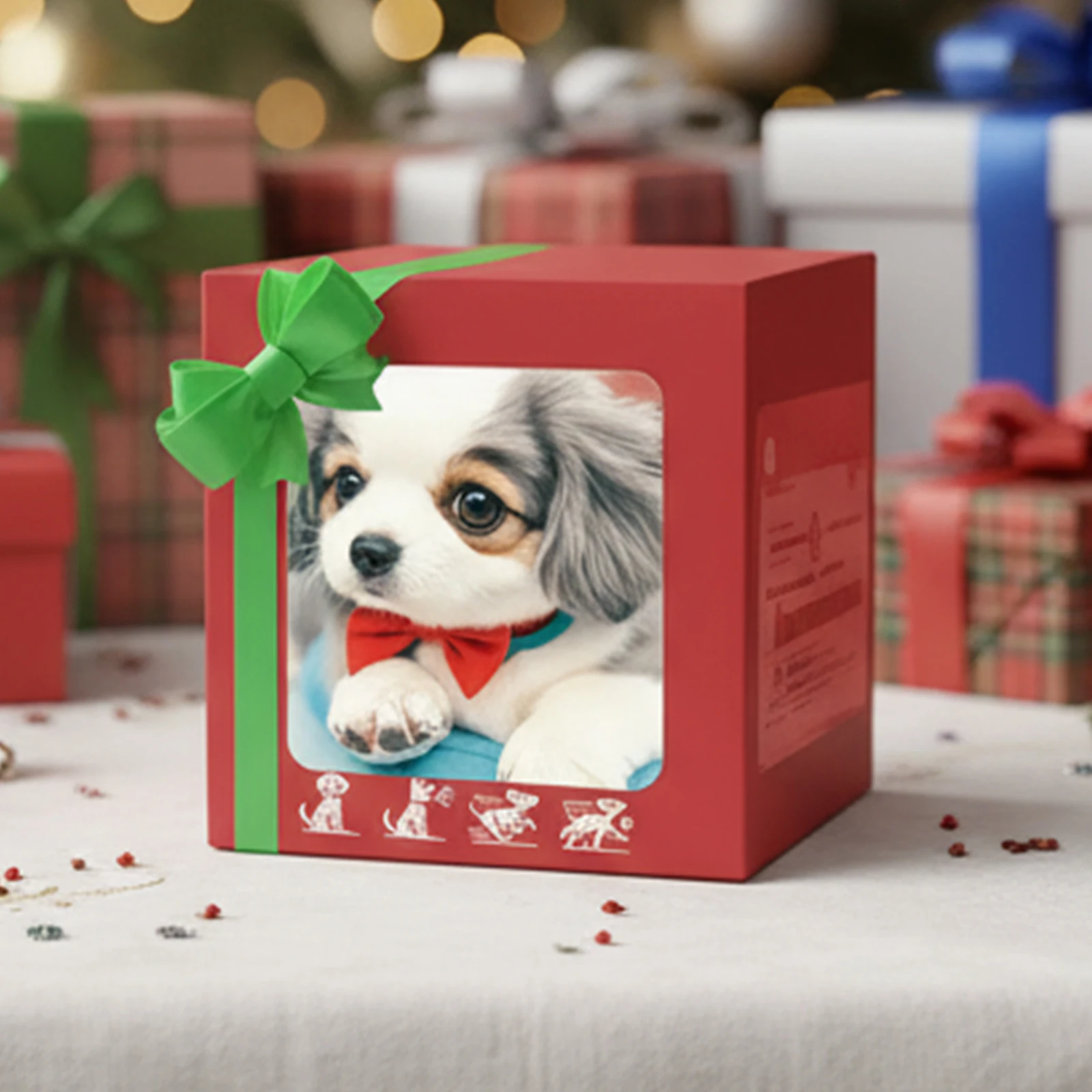 新しいぬいぐるみロボット子犬リアルなぬいぐるみ犬吠える電子インタラクティブ犬尻尾を振る電子ロボット犬キッズギフト