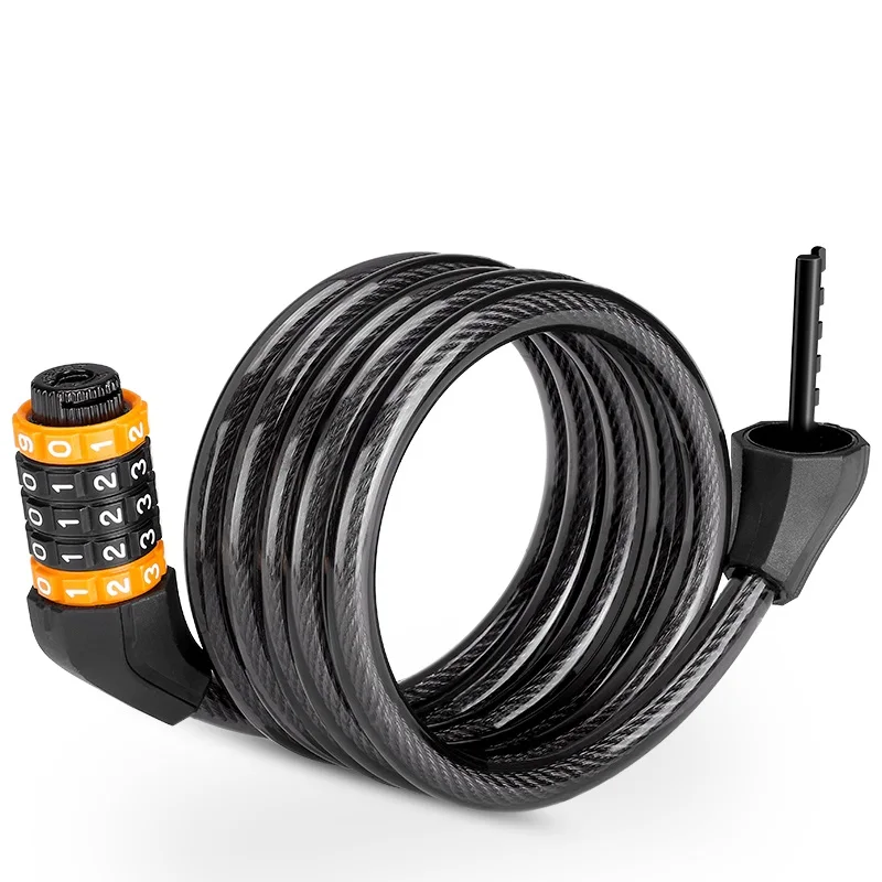 AliExpress West Biking WEST BIKING 2M Lengthen Bike Password Lock Anti Theft MTB Road Bicycle Cable Lock Electric Bike Motorcycle Cycling Accessories