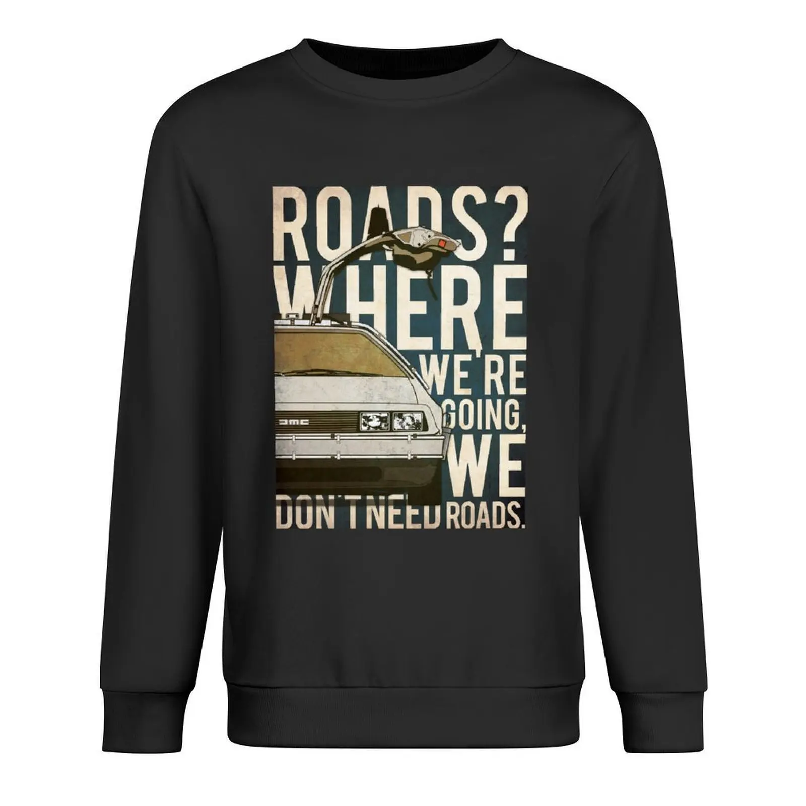 

Back To The Future Pullover autumn japanese style blouse mens clothing men's sweatshirt