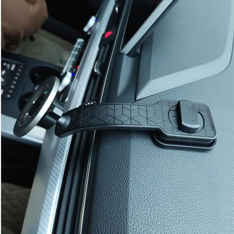 Car Magnet Phone Mount Magnetic Car Phone Holder 360 Degree Adjustable Vehicle Accessories Strong Foldable Mobile Stand For