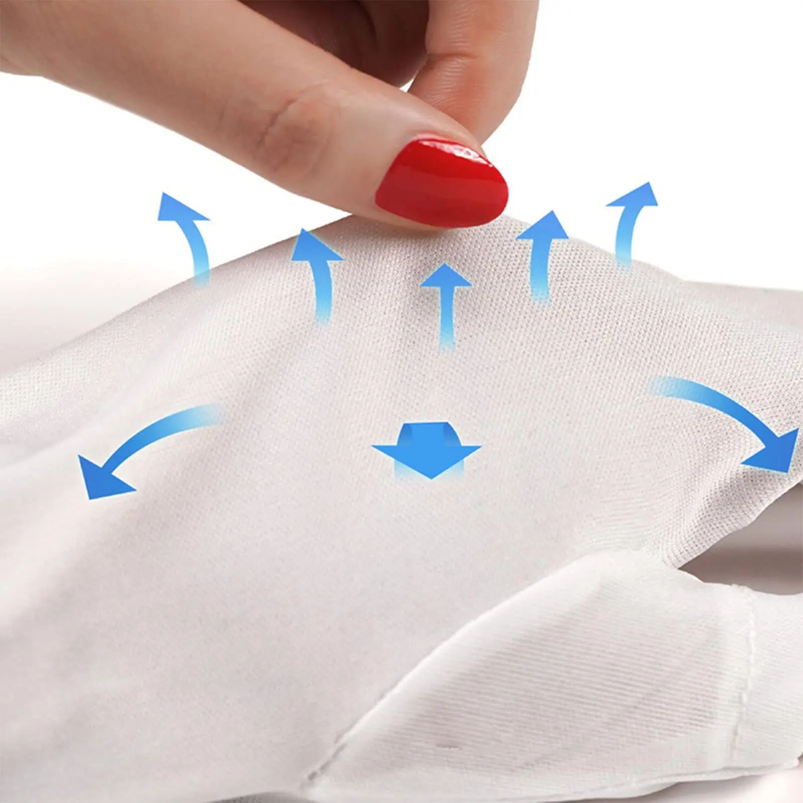 LULAA UV Protective Nail Gloves Fingerless Gloves with UV Protection for Gel Nail Lamps Suitable for Nail Salons and Beginners image 5