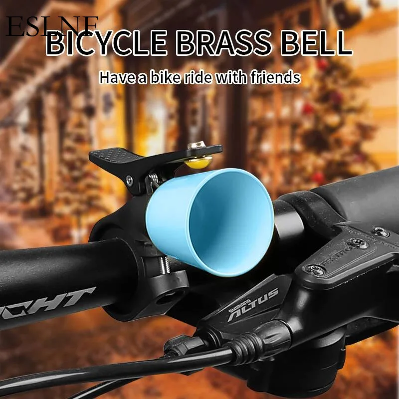 

ESLNF ESLNF Cycling Mini Retro Brass Bike Bell For Road Mountain Bikes Children's Scooters Horn Barning