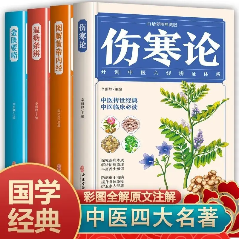 

Authentic self-study of the four major classical Chinese medicine color picture collection version of the Golden Chamber on cold