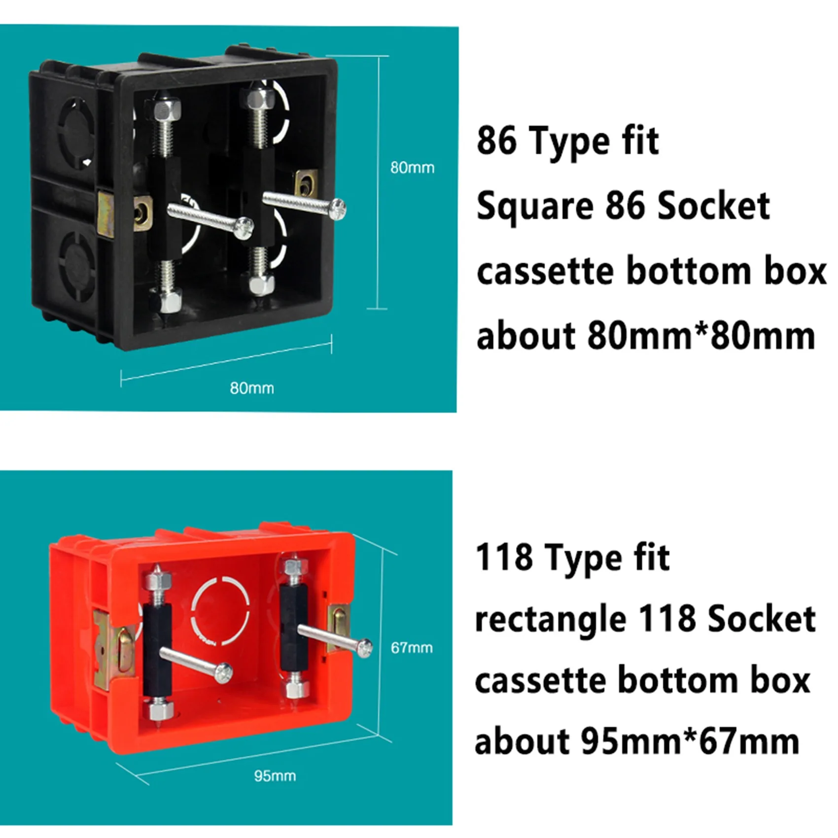 

A06K Ремонтник розеток, опорный стержень электрической коробки, тип 118, универсальный ремонт розеток