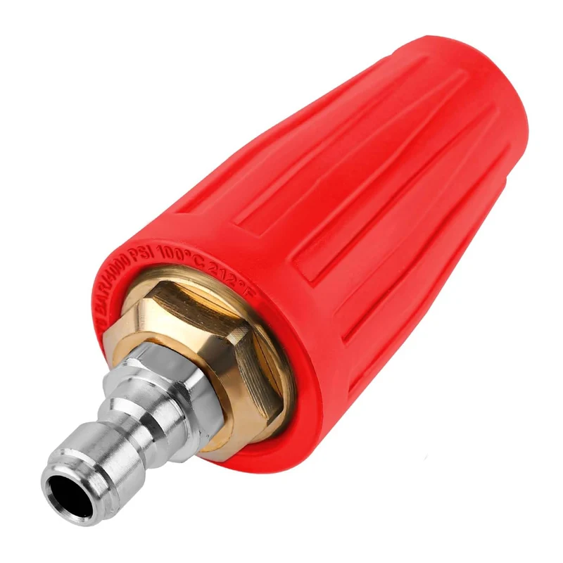

Pressure Washer Turbo Nozzle Rotating Pressure Washer Tips with 1/4'' Quick Connect 360° Power Turbo Tips for Cleaning