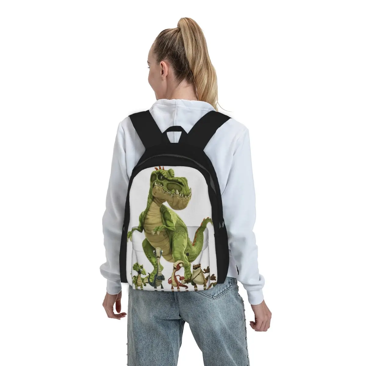 Mochila Kawaii con dibujo de dinosaurio Gigantosaurus, mochila para niños y niñas, mochila escolar para niños, bolsos de hombro para ordenador portátil para hombres y mujeres