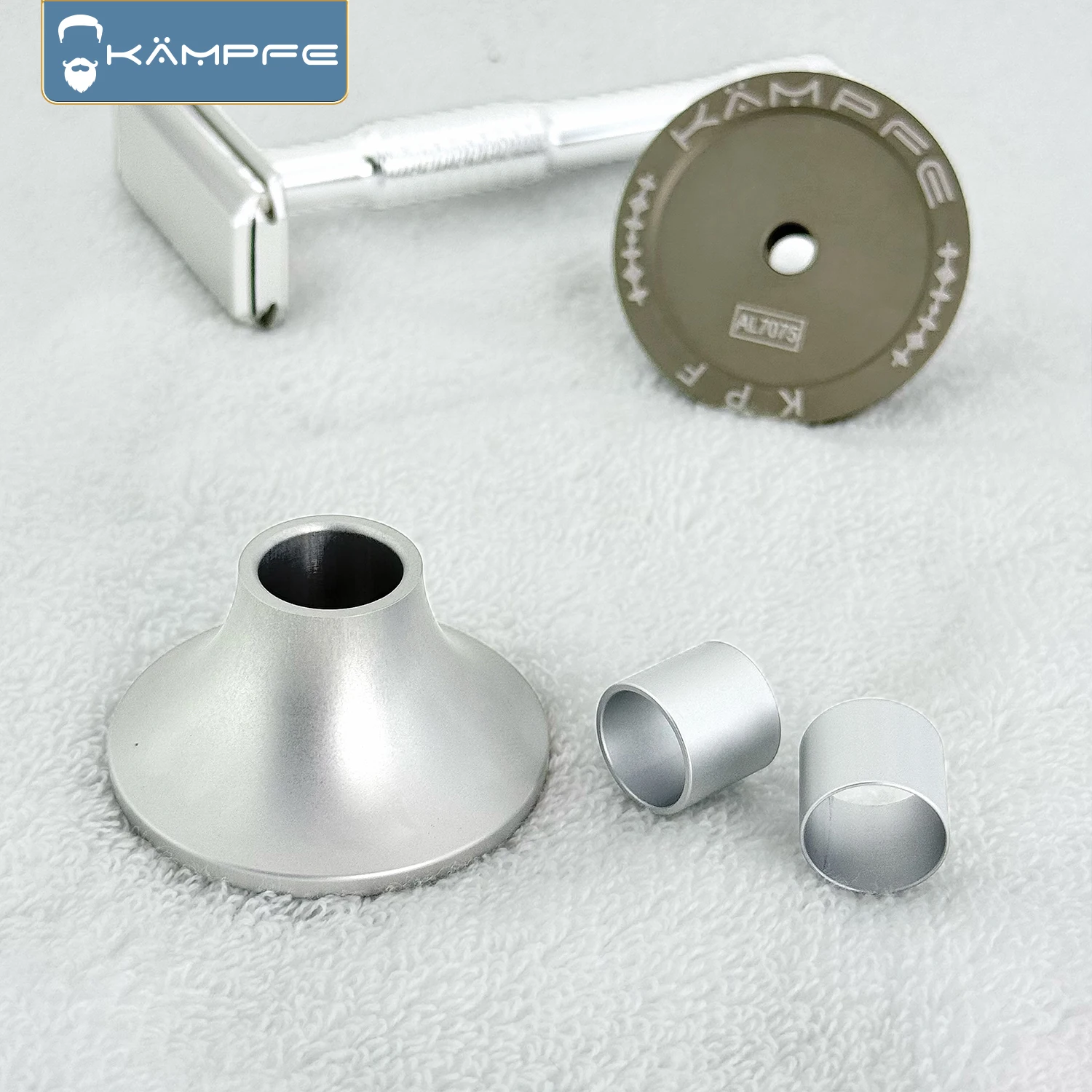 KAMPFE Volcano base for Tatara, Elite, henson,,wolfman, Blackbird, Blutt, 13.9mm 12.8mm 12mm different diameter shaver handle