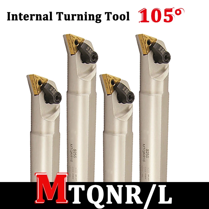 1PCS S20R S25S MTQNR16 MTQNL16 Internal Turning Tool Holder High-Quality MTQNR MTQNL For Turning Inserts TNMG