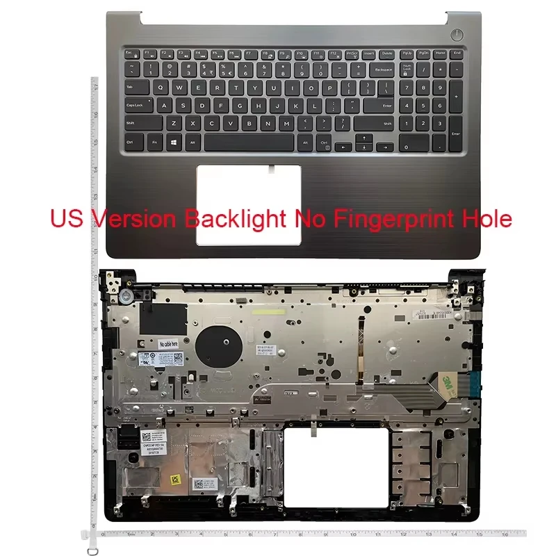 

NEW Laptop keyboard Shell For DELL Vostro 15 5568 V5568 Palmrest Upper Case/Bottom Base Cover
