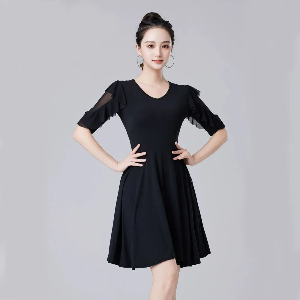 latin-dancer-adult-new-performance-practice-dress-national-standard-performance-dress-dance-big-swing-middle-sleeve-dress