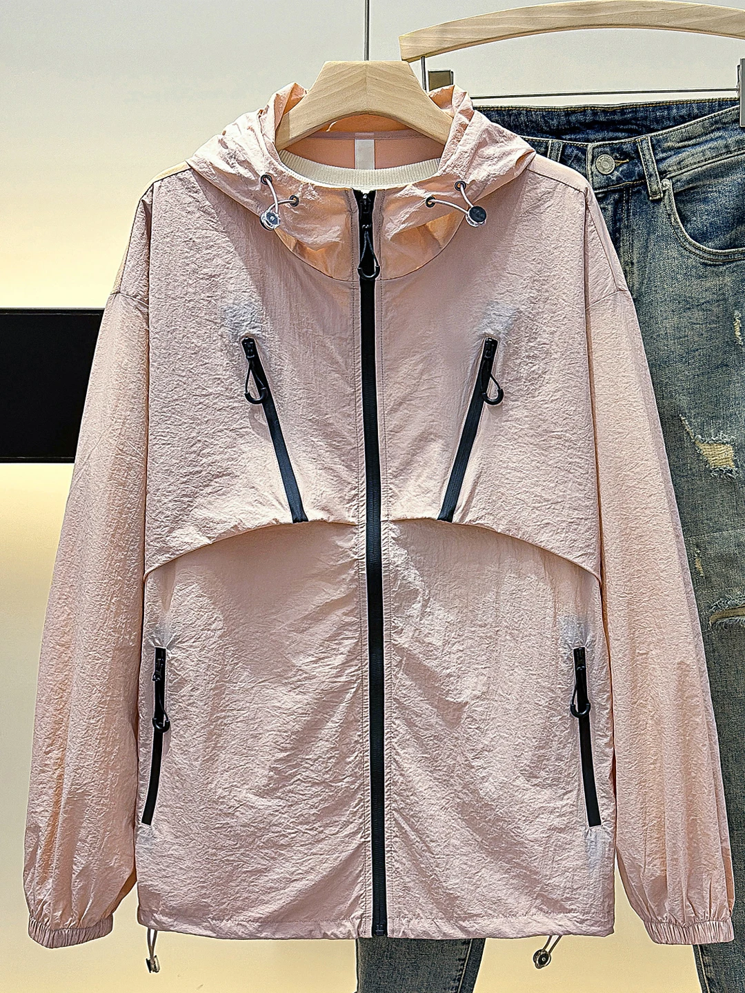 

Outdoor CP Mountain Series Men's And Women's Summer 2025 New Functional Workwear Sun Protection Clothing Windbreaker Jaet