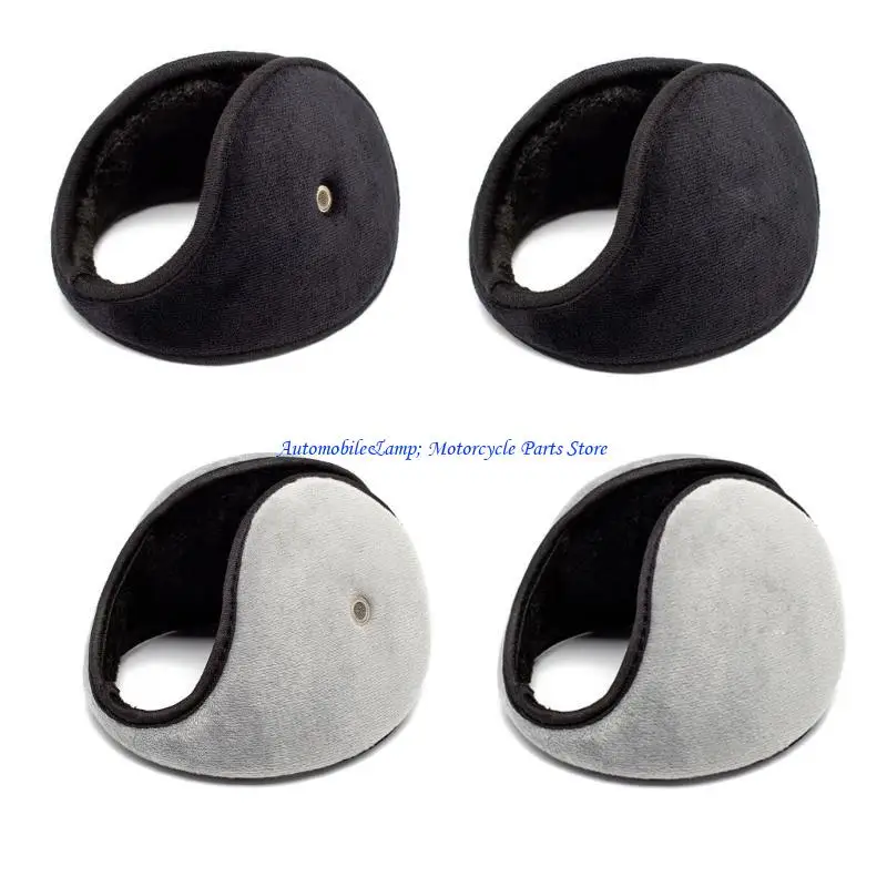

H7BD Windproof Earmuffs Men Women Ear Warm Protector Thicken Plush Winter Fleece Earmuff Outdoor Cycling Warmer Soft Ear Muff