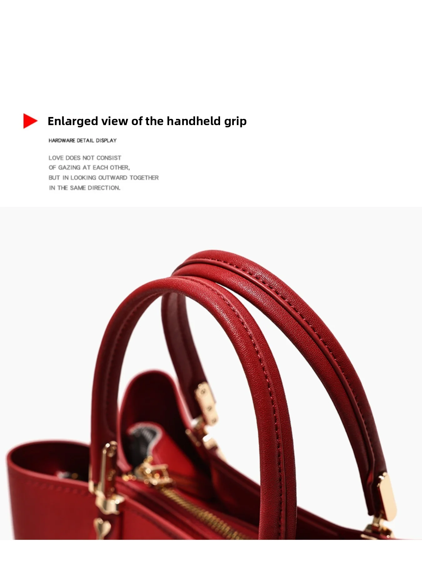 حقيبة مربعة ذات سعة كبيرة ومزاجية متعددة الاستخدامات للنساء في منتصف العمر بلون سادة #4