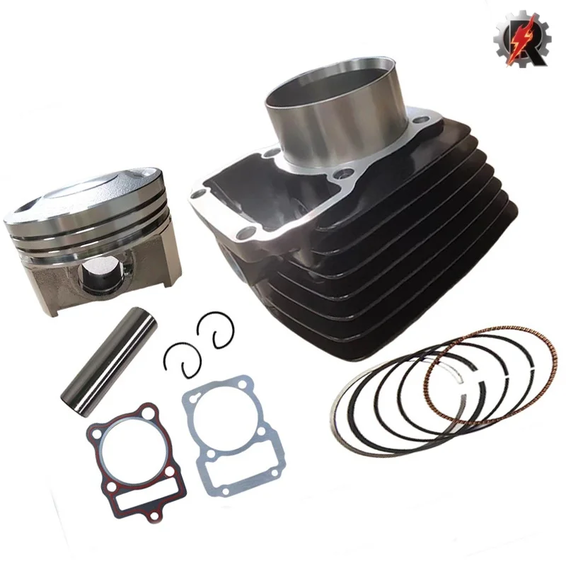 Tapón de manguito de pistón de cilindro de motocicleta Italika DM200 RT200 Kit de juego de cilindro 2014-2024 Italika DM200 SPORT DM Kit de cilindro 67MM