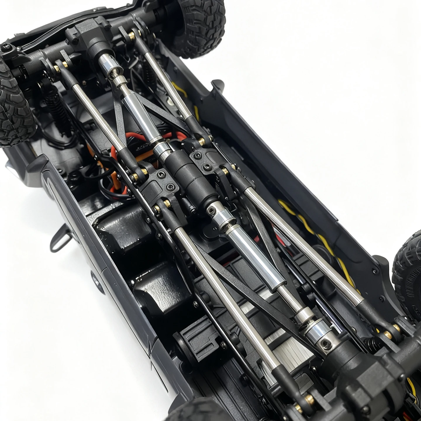 FMS FCX24M 1/24 Tacoma RC Crawler Chassis Frame Light Upgrade Parts Kit No Damage Refit For Remote Control Off Road Vehicle