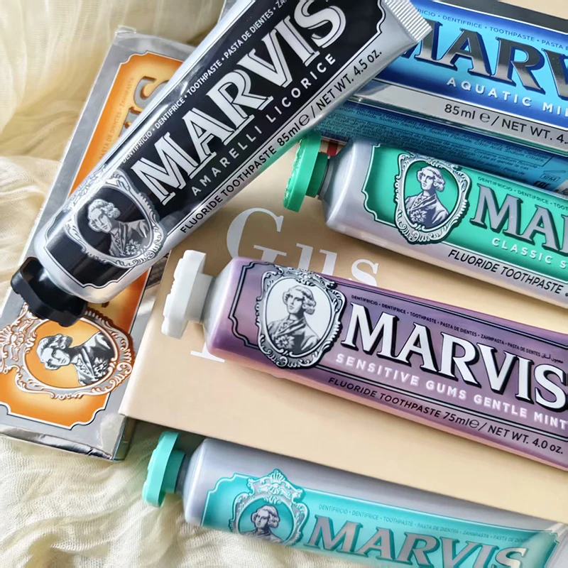Marvis High-quality Oral Care Long-lasting Fragrance Licorice Toothpaste Fresh Breath Bright White Teeth Remove Stains Products