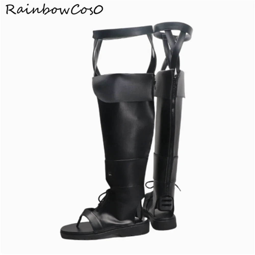 Minfilia Ryne FINAL FANTASY XIV FF14 FFXIV Cosplay Shoes Boots Game Anime Party Halloween RainbowCos0W4365