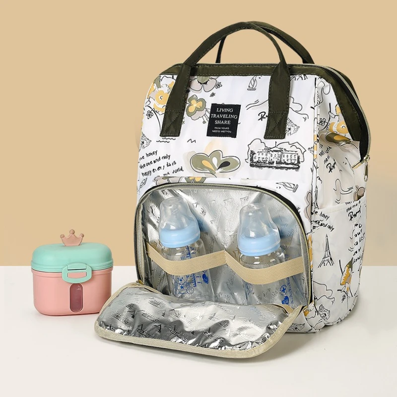 

Fashion Oxford Cloth Mommy Bag Mommy Outdoor Baby Newborn Diaper Care Bag Baby Stroller Bag Portable Travel Mom Gift