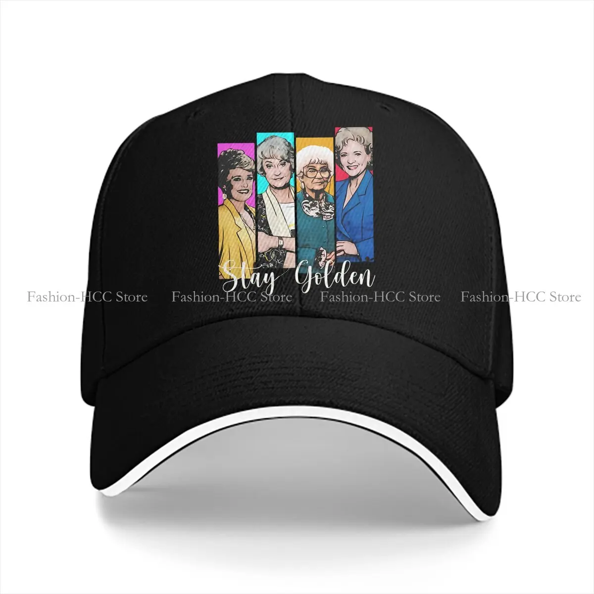 Pure Color Dad Chapéus, Viseira De Sol Legal, Bonés De Beisebol, Golden Girls Peaked Cap