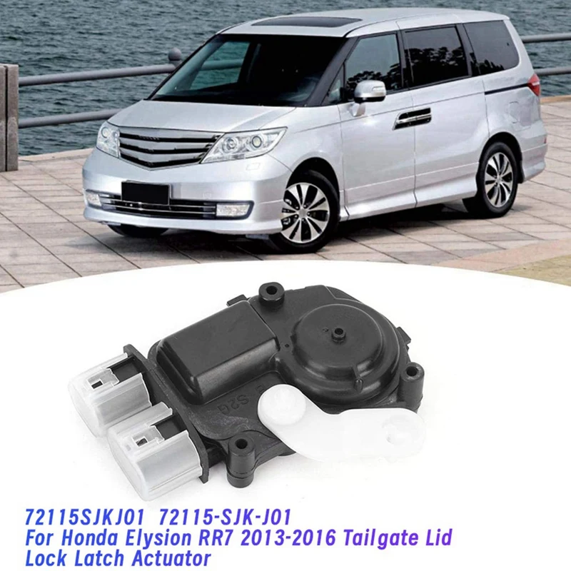 

Мотор привода замка багажника 72115SJKJ01 для Honda Elysion RR7 2013-2016, задняя дверь, крышка багажника, защелка замка 72115 SJK J01