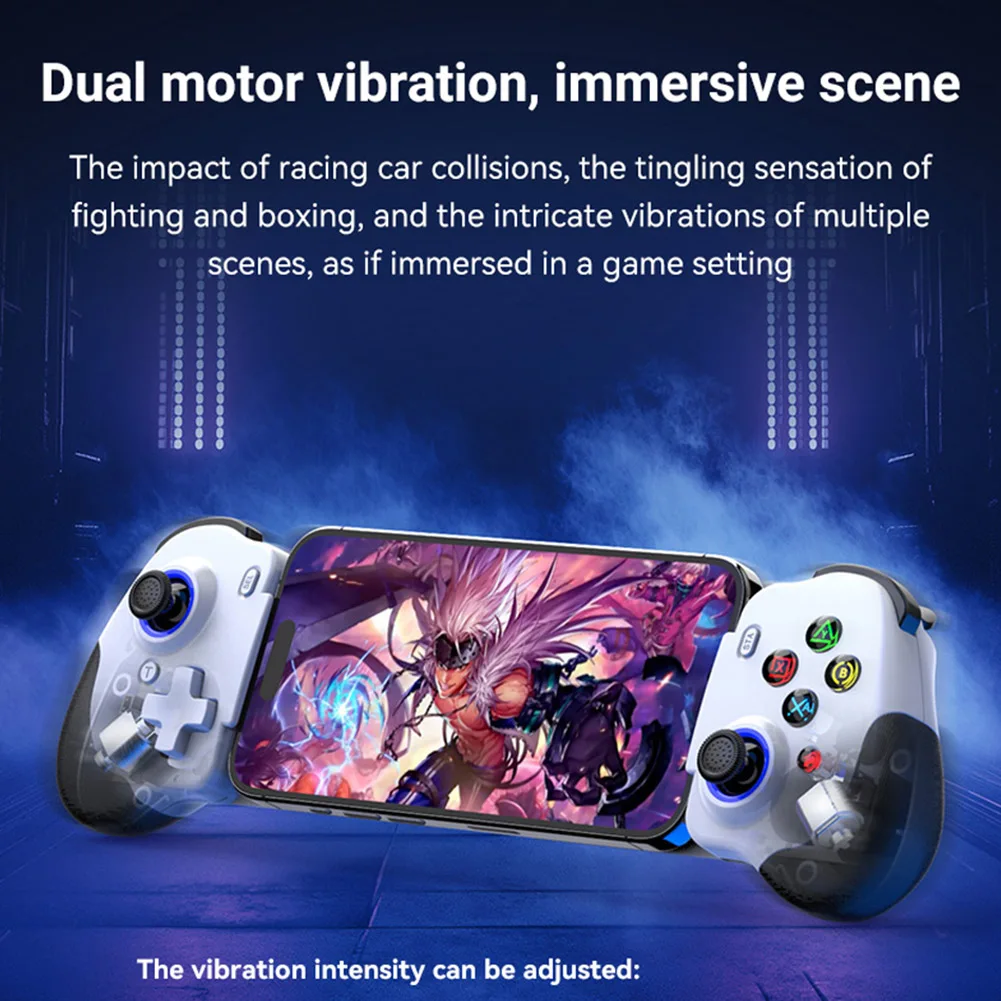 N01 Wired Stretching Gamepad Controller Type c For Android i15 Mobile Streaming For PC/PS/Xbox Cloud Gaming with Zero Latency