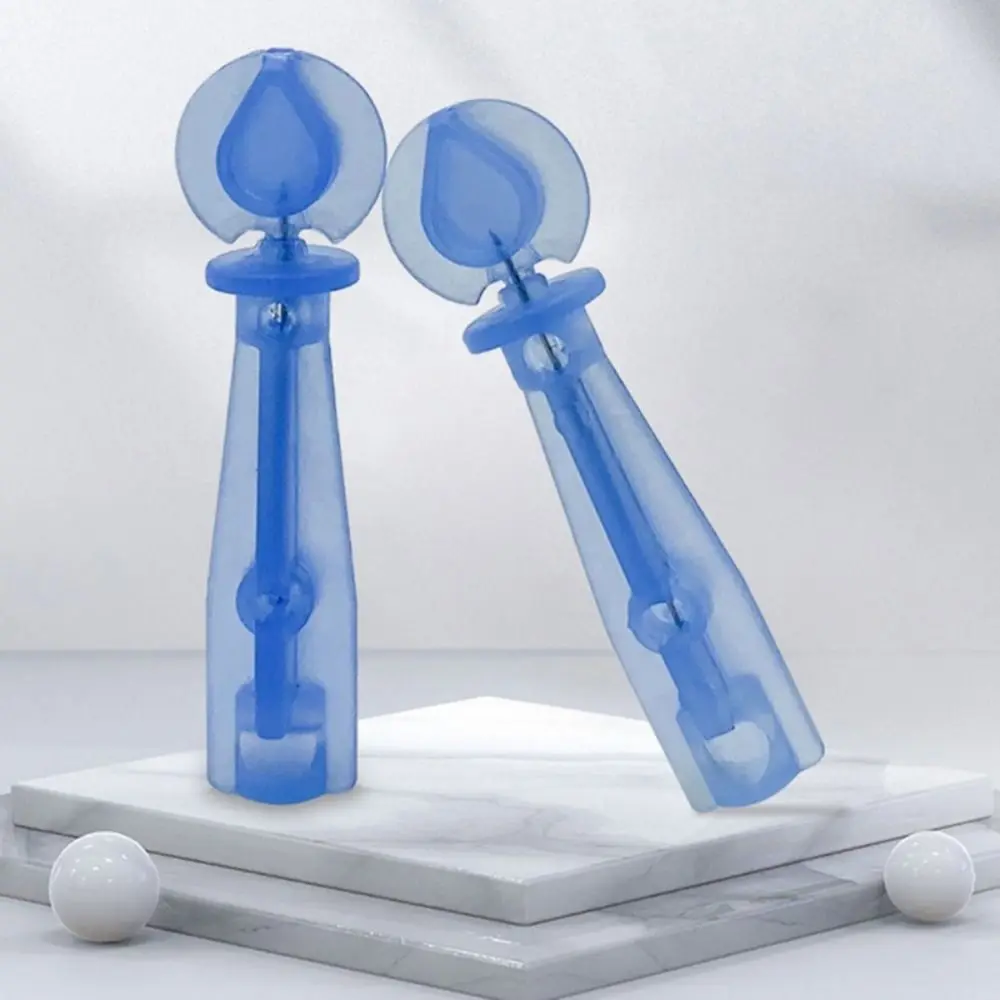 Dissolvant de points noirs jetables, aiguille d'acné, soins de la peau, épingles de boutons, outil d'élimination des points noirs, extracteur de imperfections bleues, 50 pièces/boîte