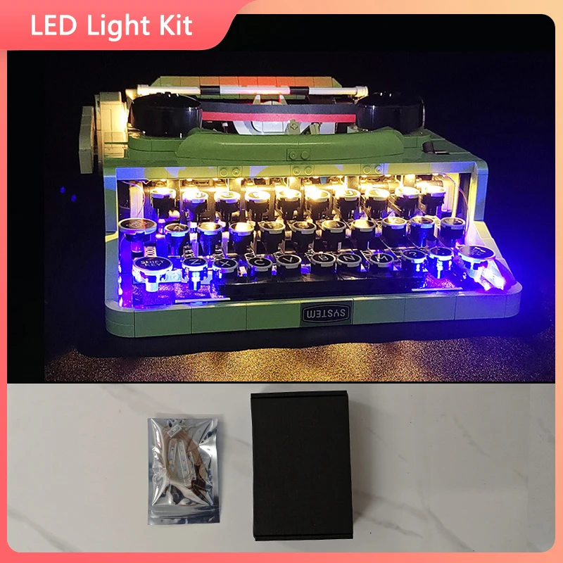 21327 Typewriter LED Light Kit For Compatible 66886 (Only Lighting Inlcuded)