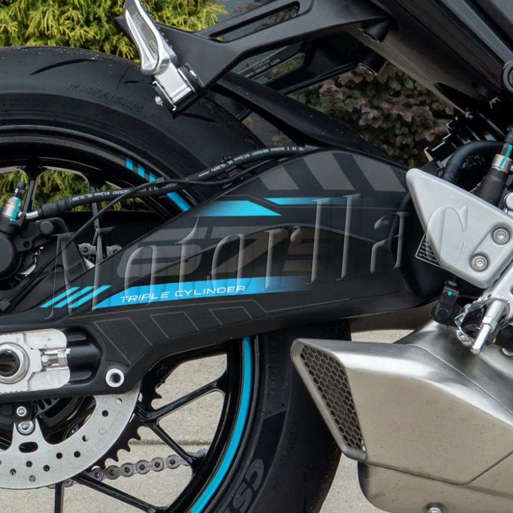 Für CFMOTO CF Moto 675SR 675SS 675SR-R 675NK 2025 2026 Motorrad-Schwingenaufkleber Drehwellenschutz-Aufkleber Zubehör – Detail 1