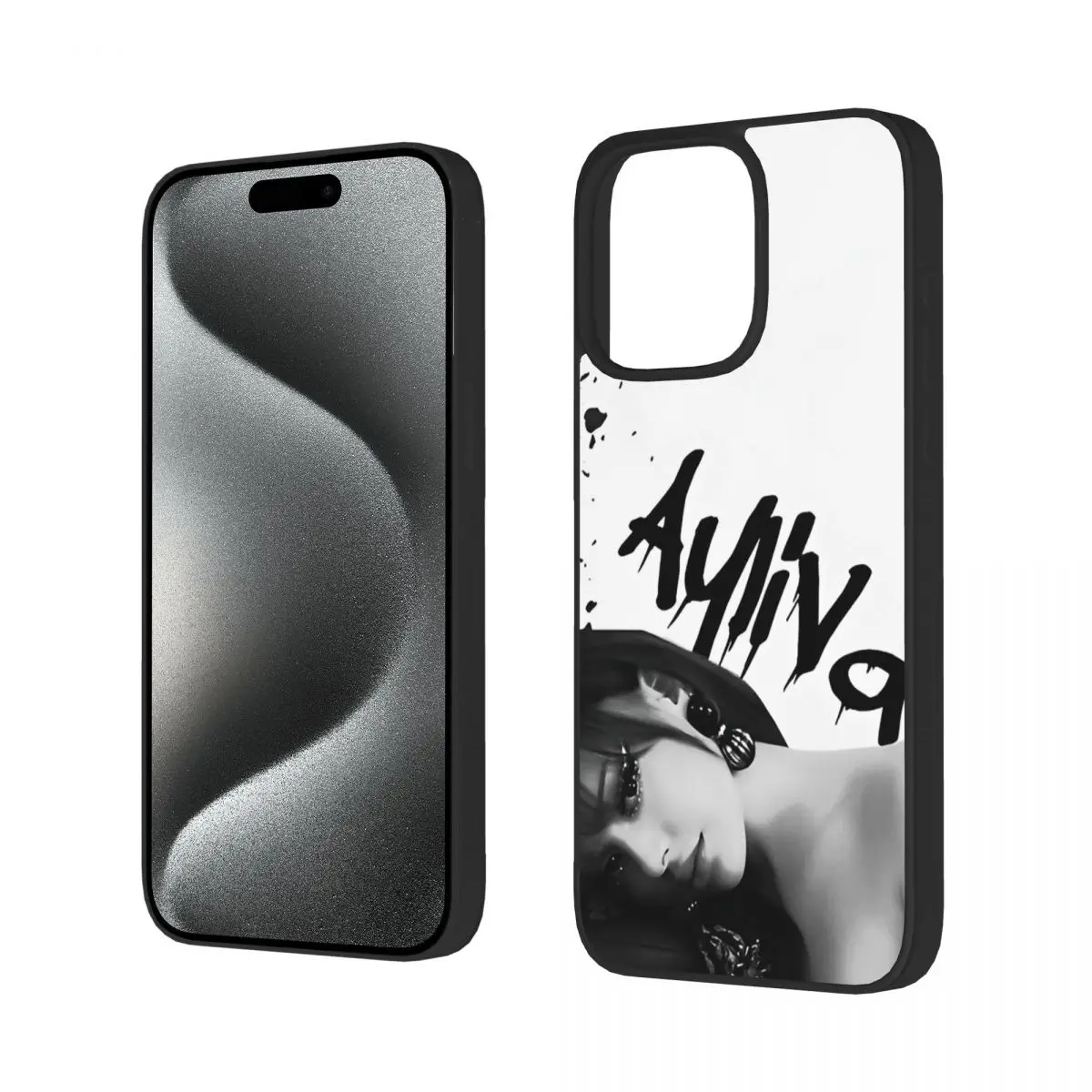 iPhone 15 Pro Max 소프트 TPU 뒷면 커버용 Funny Ayliva Singer 음악 전화 케이스