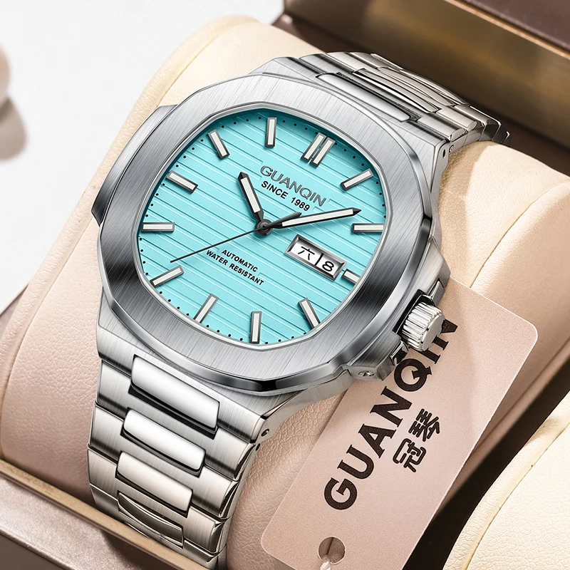 

GUANQIN Top Brand 2024 New Men Watches Luxury Mechanical Sports Watch For Men Luminous Waterproof Automatic Watch Sapphire Clock