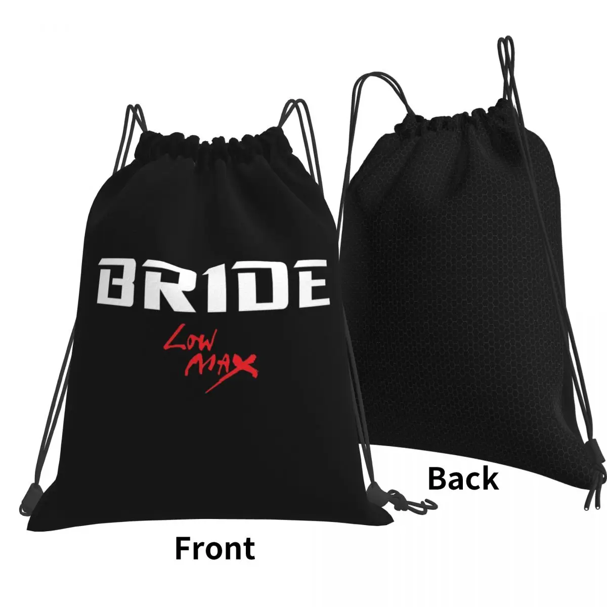Bride Jdm Material Backpacks Casual Drawstring Bags Sports Bag Book Bags for Man Woman Students