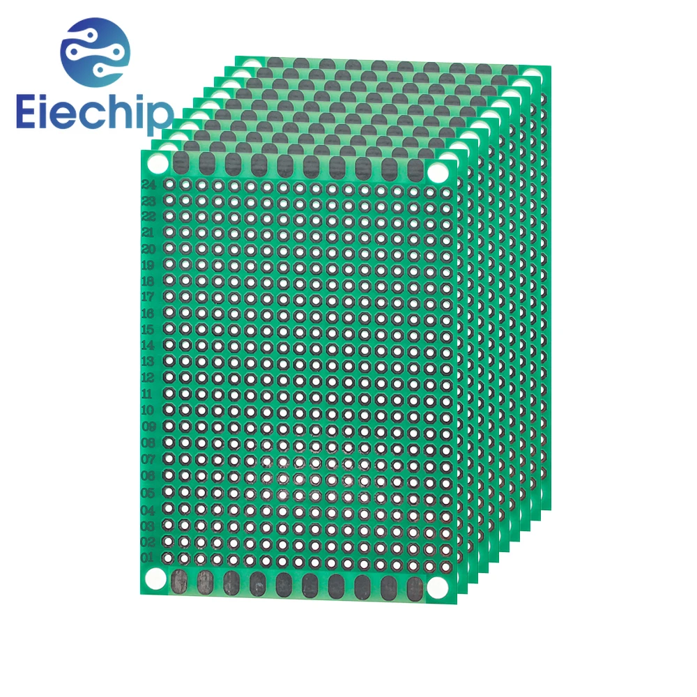 10pcs/lot 5*7CM Universal PCB Board Single Side Prototype Board Green DIY Universal Circuit Boards Electronic Kit