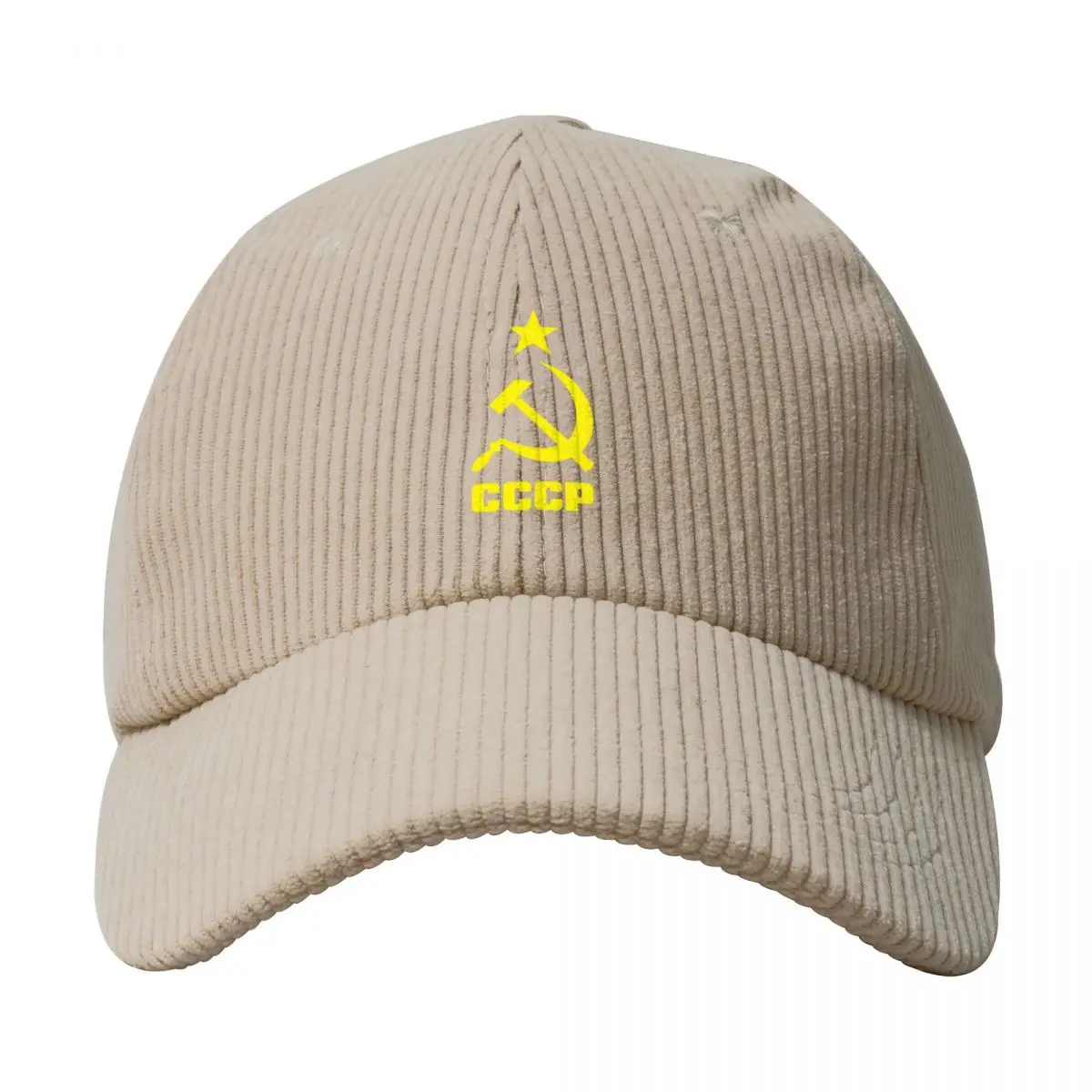 CCCP Soviet Union Baseball Cap Corduroy Style Hats Sun Peaked Cap