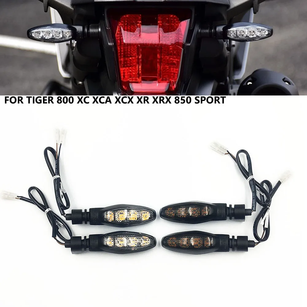 Motorcycle LED Turn Signal Light For Tiger 800 1200 XC/XCA/XCX/XR/XRT/XRX 850 1050 Sport 900 GT Rally Indicator Lamps Flashing