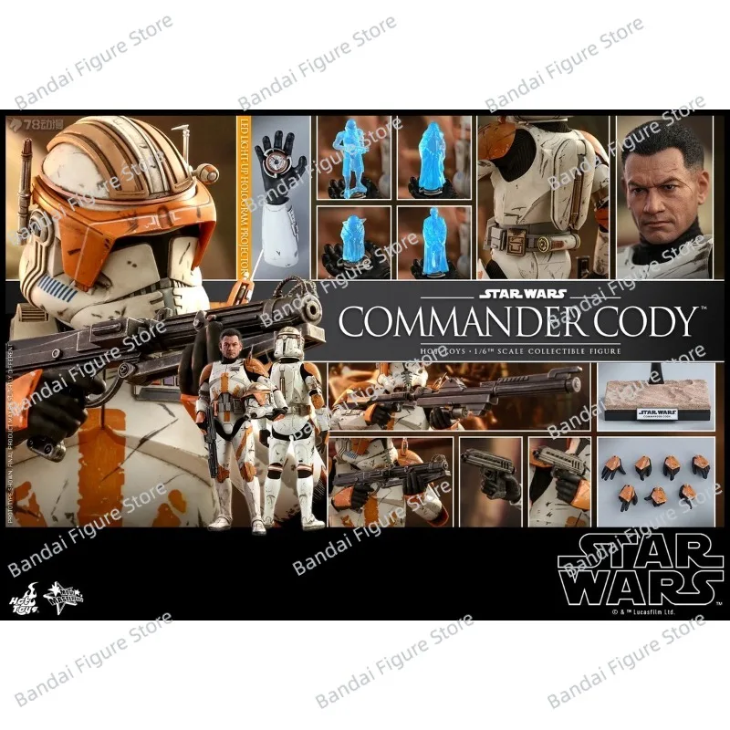

HOTTOYS HT MMS524 1/6 Clone Commander Cody Movable Figure Star Wars：Episode III - Revenge of the Sith 12" Full Set Soldier Gift